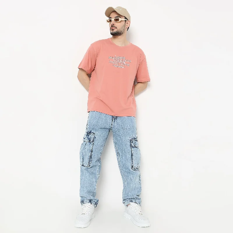 cardigans for menOversize Graphic T-Shirt