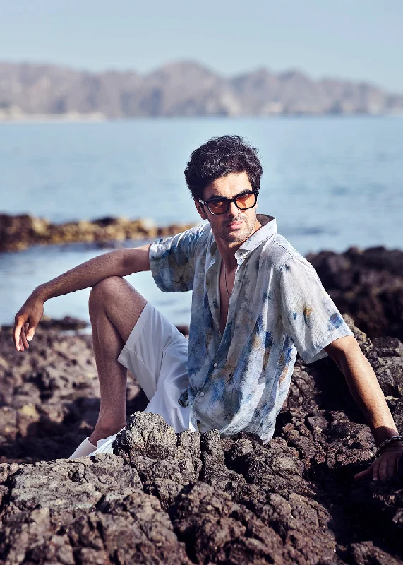 slim-fit tops for menMystic Mist Printed Shirt