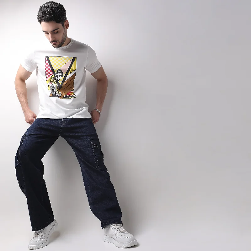 button-up shirts for menRegular Fit Graphic T-Shirt