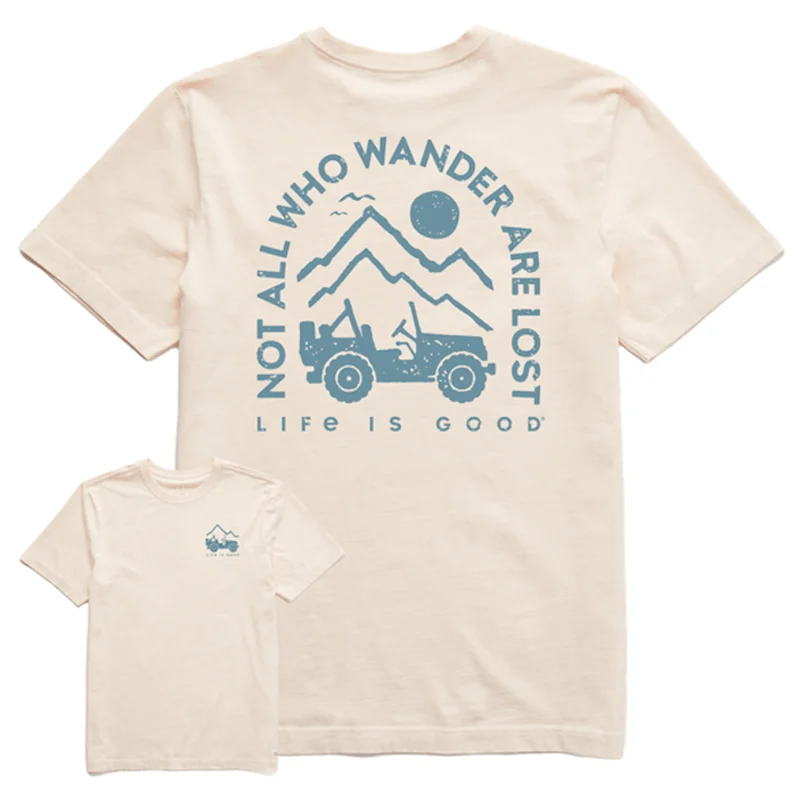short-sleeved shirts for men with a wrinkle-resistant finishMen's ATV Wander Crusher-LITE Tee
