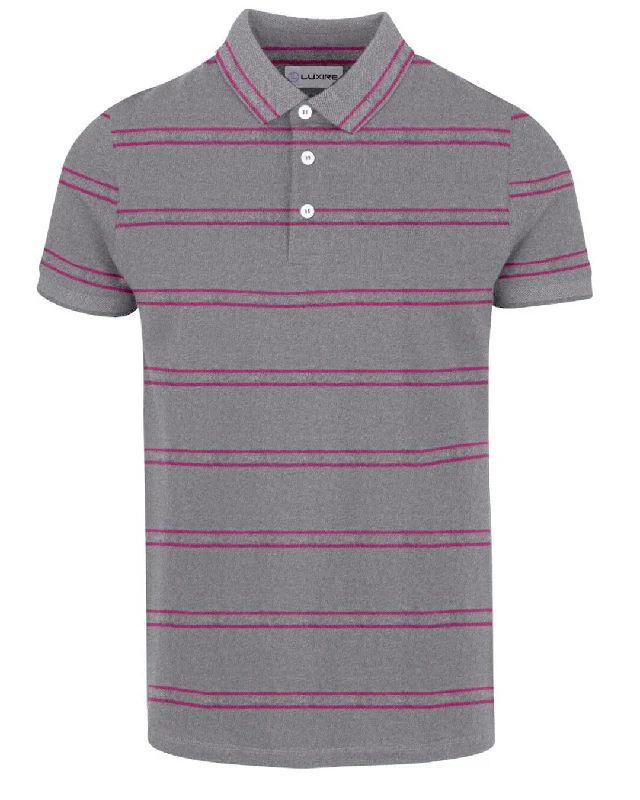 bomber jackets for menGrey Fuchsia Stripes T-shirt