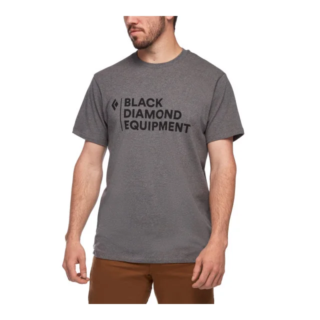 outdoor short-sleeved men's clothingMen's Stacked Logo SS Tee