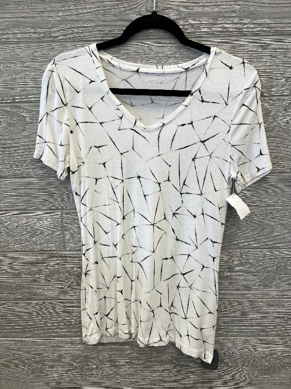 White women's topsTop Short Sleeve By Apt 9 In White, Size: S