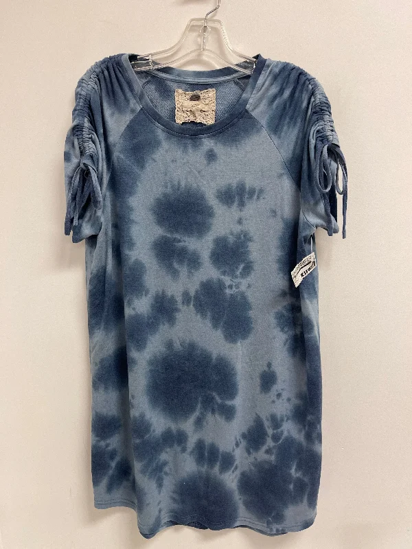 Travel women's topsTop Short Sleeve By Cupio In Blue, Size: Xl