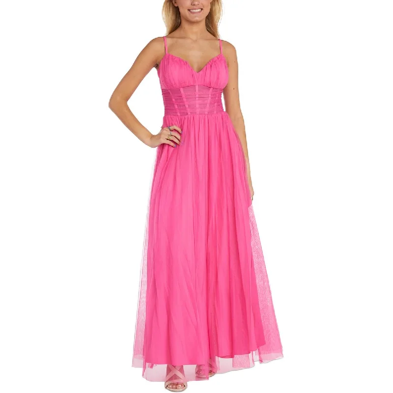 Linen dresses for summerMorgan & Co. Womens Juniors Sweetheart Neck Long Evening Dress