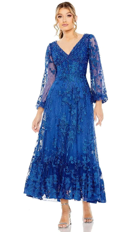 Mini dresses for womenMac Duggal 20512 - Sleeve Embroidered Dress