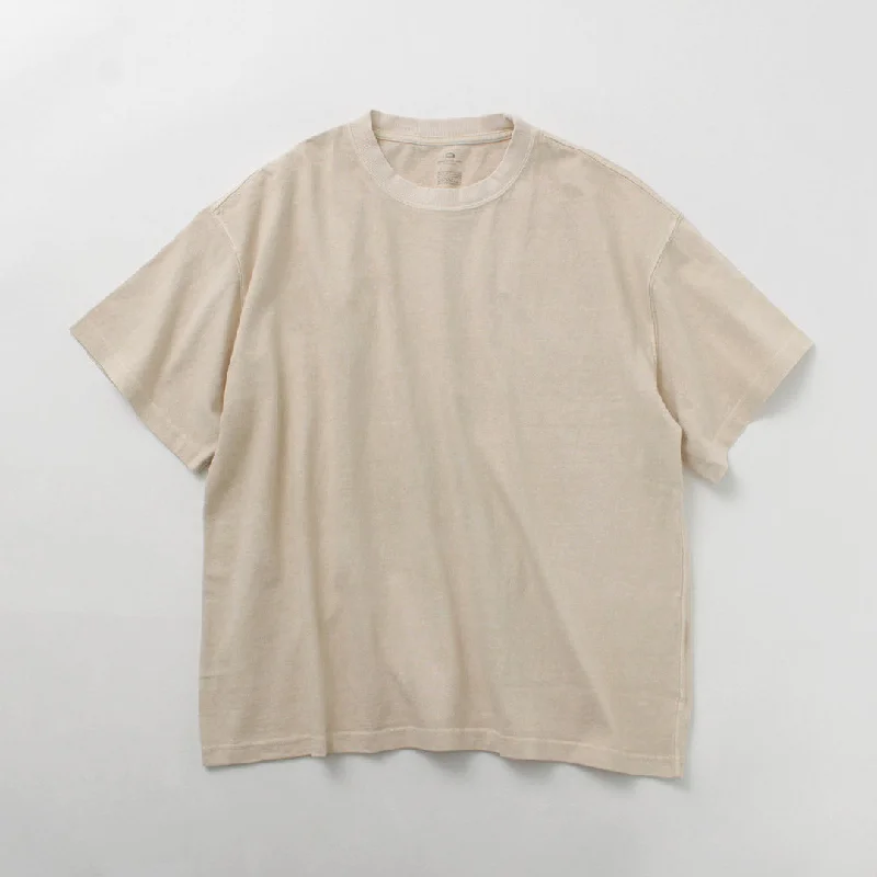 tops made from leather for menGARAGE GREEN WORKS / Plants Short Sleeve T-Shirt