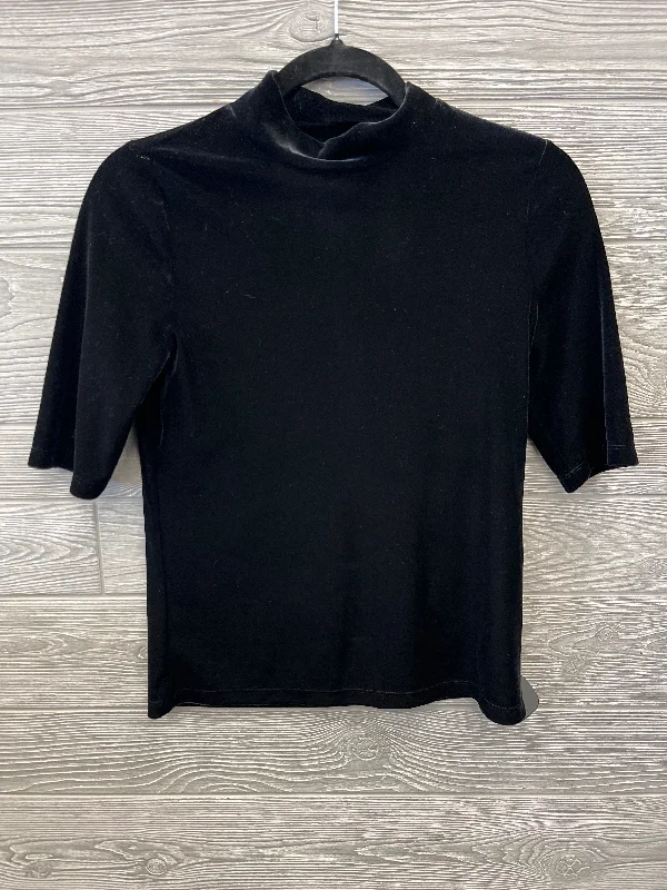 Moisture-wicking women's topsTop Short Sleeve By Banana Republic In Black, Size: S