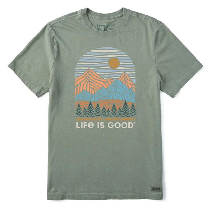 minimalist short-sleeved shirts for menMen's Life isn't Easy Short Sleeve Tee