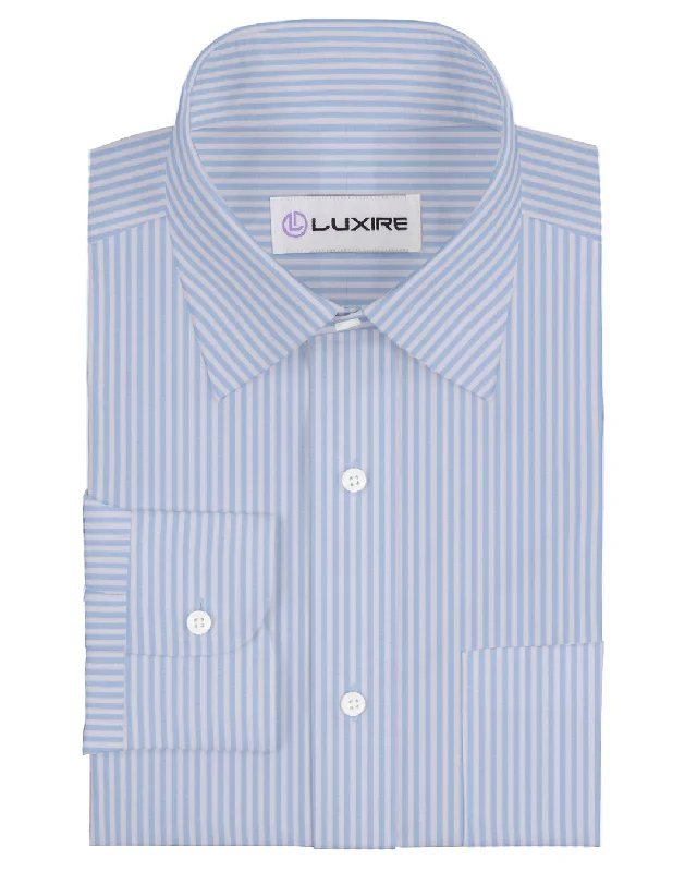 flannel shirts for menCarlo Riva White Blue Bengal Stripes
