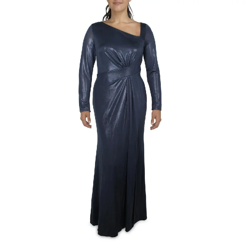 Smock dresses for womenLauren Ralph Lauren Womens Metallic Long Evening Dress