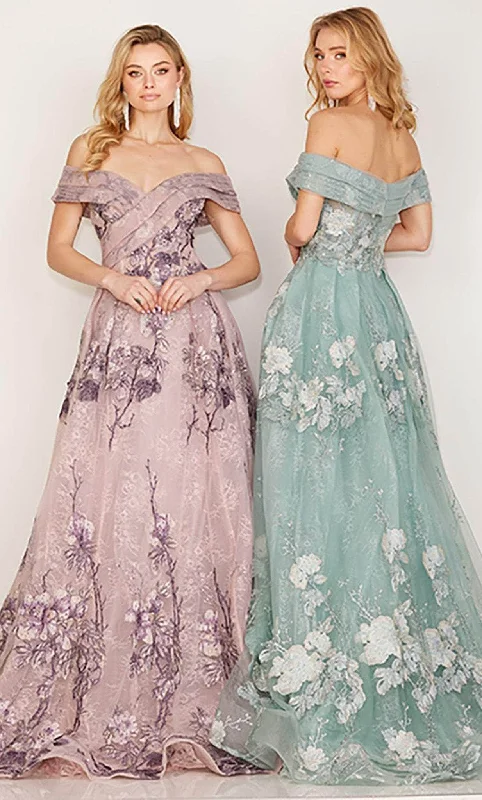 Mini dresses for womenCecilia Couture 193 - Floral Laced Gown