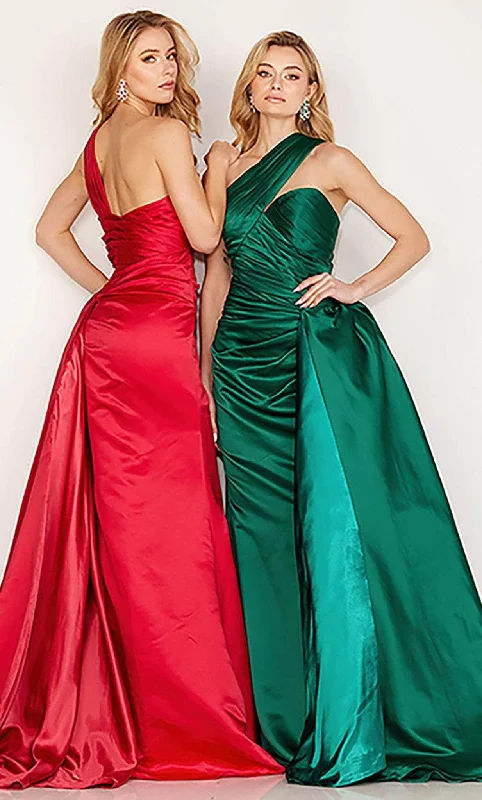 Polka dot dresses for womenCecilia Couture 189 - One-Sleeve Gown