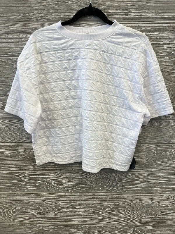 Teal women's topsTop Short Sleeve By A New Day In White, Size: S