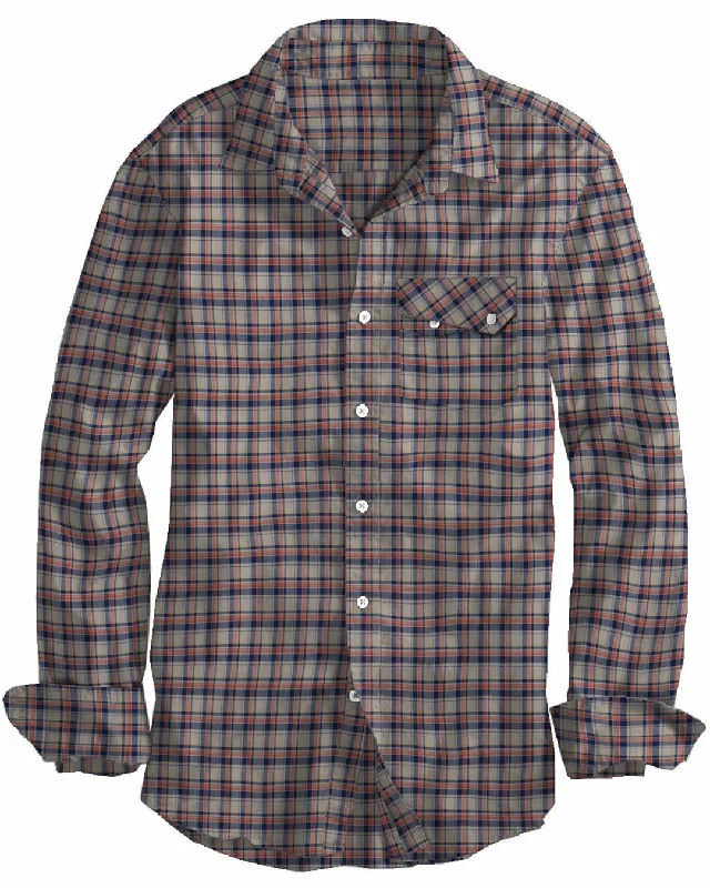 oversized tops for menBlue Orange Tartan Checks On Yellow