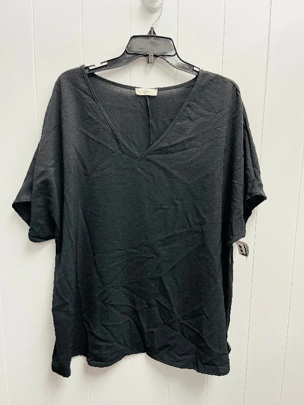 Vintage women's topsTop Short Sleeve By Entro In Black, Size: L