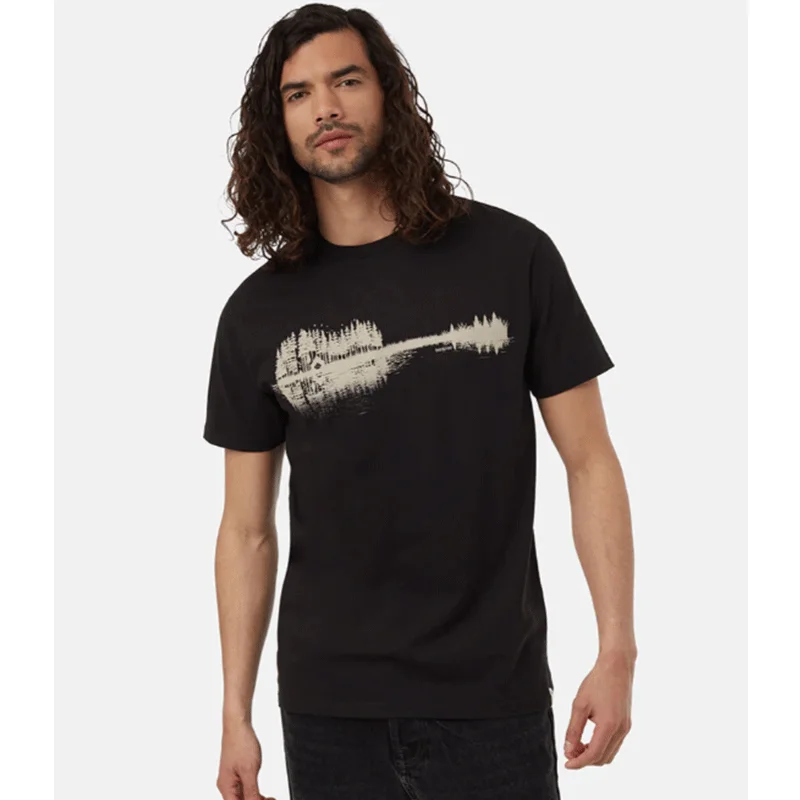 accessories to pair with short-sleeved shirts for menMen's Summer Guitar T-Shirt