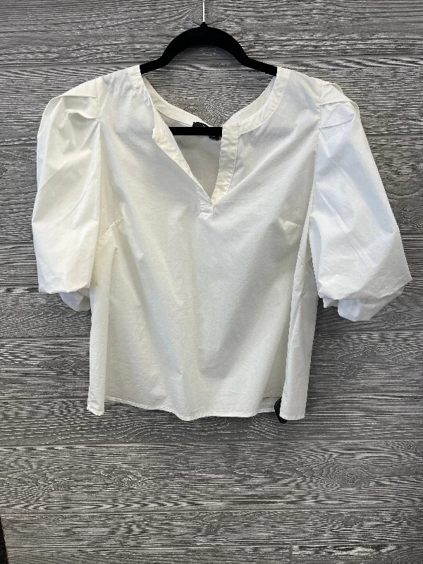 Tall women's topsTop Short Sleeve By Marc New York In White, Size: M