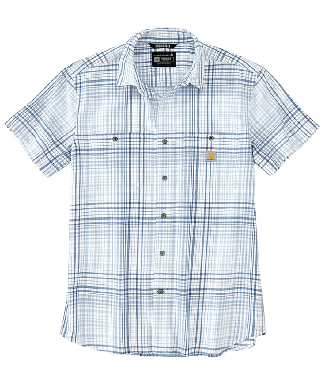 how to wash short-sleeved men's shirtsCarhartt Men's Rugged Flex Plaid Short Sleeve Shirt