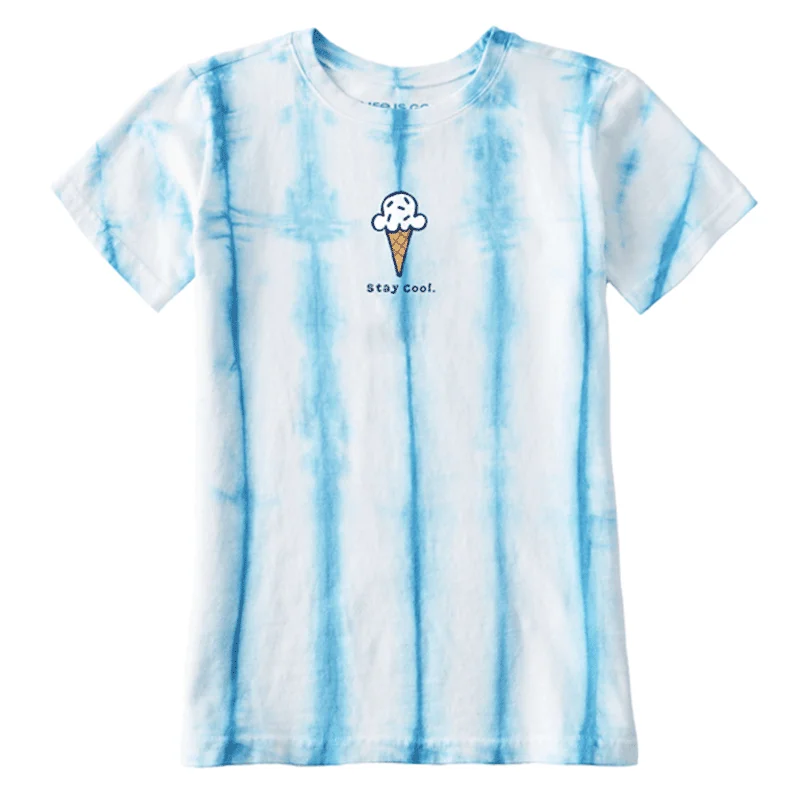 men's short-sleeved topsWomen's Tie Dye Stay Cool Cone Crusher Tee