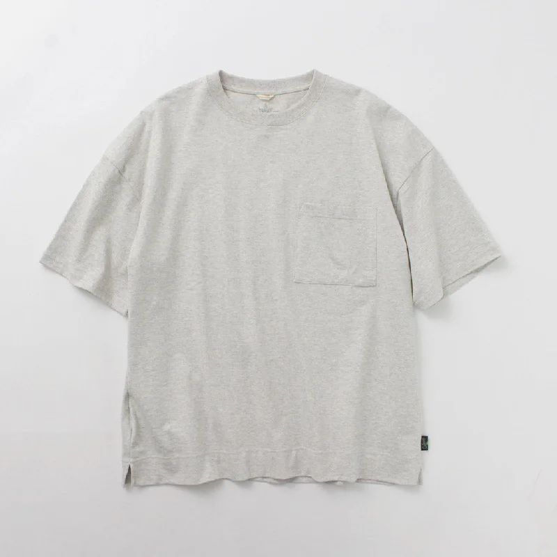 sweaters for menGOHEMP / Wide slit T-shirt Heather