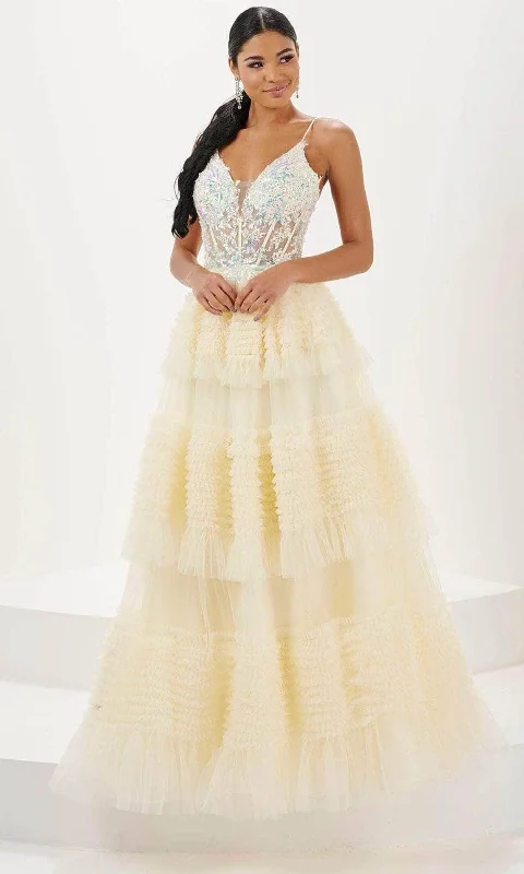 Velvet dresses for womenTiffany Designs 16054 - Tulle Dress