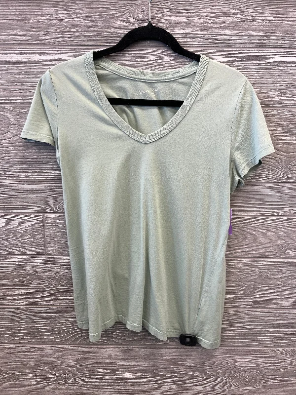 Women's casual topsTop Short Sleeve Basic By Universal Thread In Green, Size: S