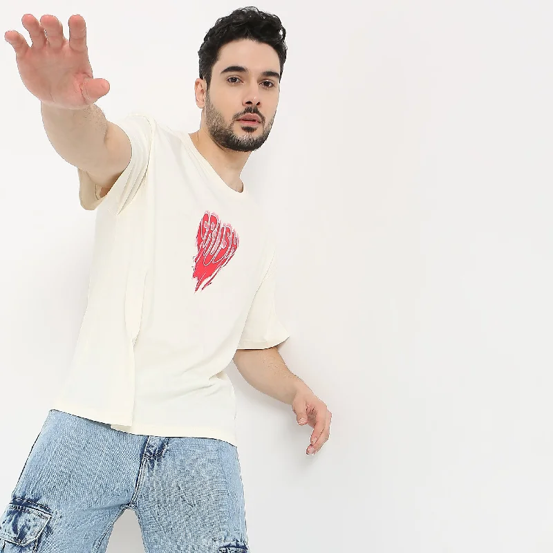 checked shirts for menOversize Graphic T-Shirt