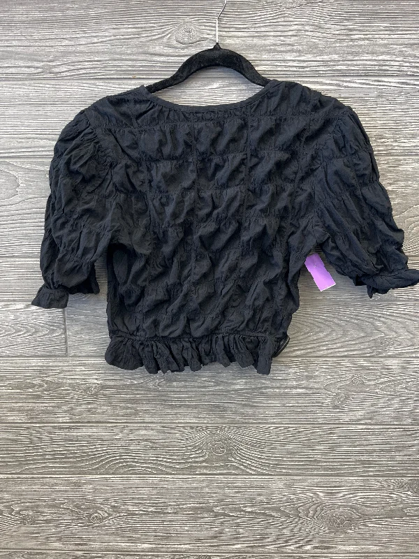 Statement women's topsTop Short Sleeve By Target In Black, Size: Xs