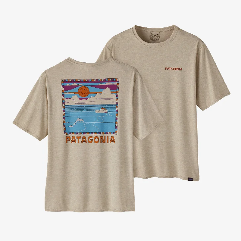 accessories to pair with short-sleeved shirts for menMen's Cap Cool Daily Graphic Shirt - Waters