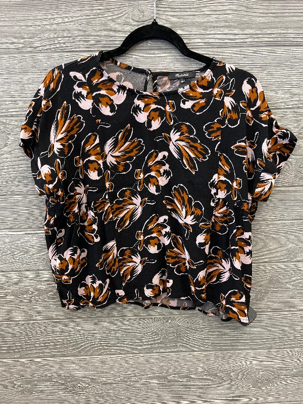 High-street women's topsTop Short Sleeve By Madewell In Black, Size: S