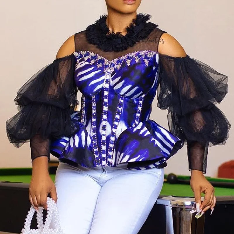 Wrap women's topsWomen's African shirt