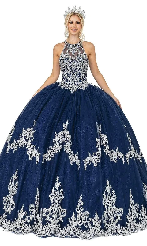 women's suit sets with lightweight fabricsDancing Queen - 1607 Halter Cutout Corset Ballgown