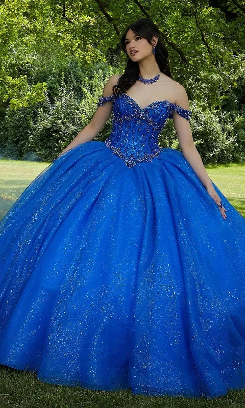 women's suit sets with hidden zippersVizcaya by Mori Lee 89453 - Corset Bodice Jewel Beaded Ballgown