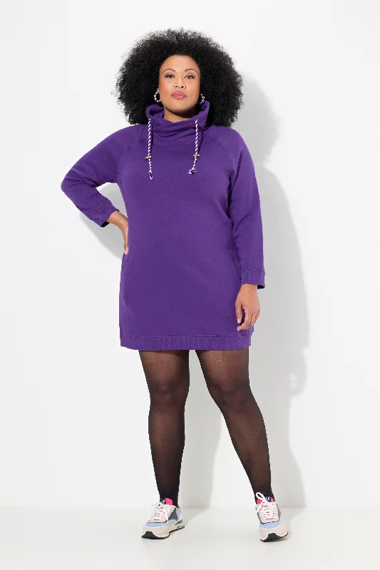Pastel women's sweaterUlla Popken Sweater Dress in Purple