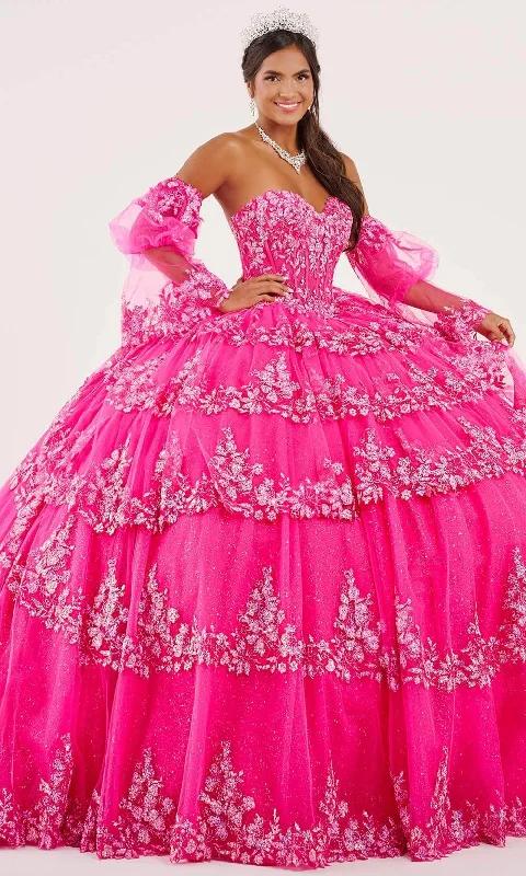 women's suit sets for summerFiesta Gowns 56497 - Floral Corset Strapless Ballgown