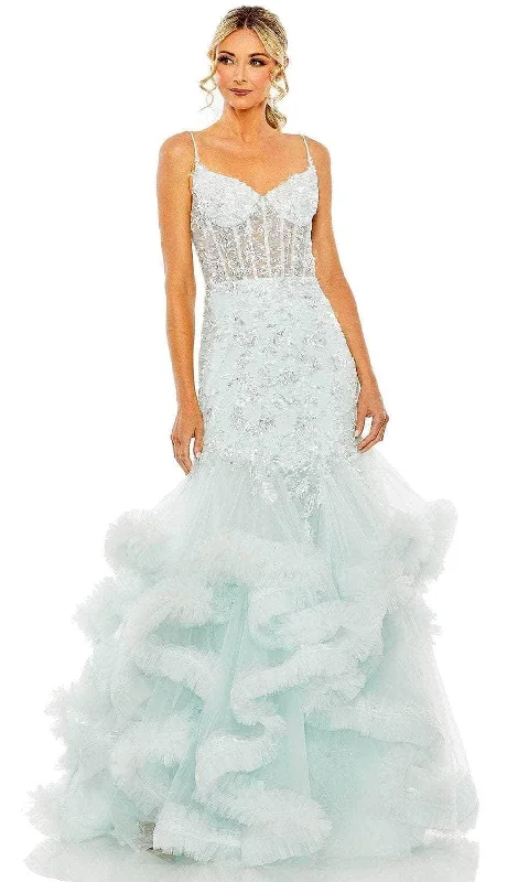 women's suit sets for smart casualMac Duggal 20541 - Sleeveless Corset Embellished Ballgown