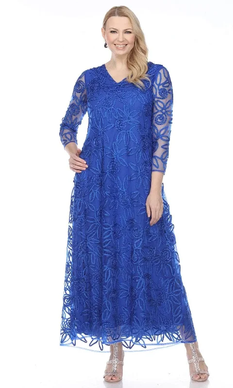 Flowy dresses for womenSoulmates 1618 - Lace Long Evening Dress