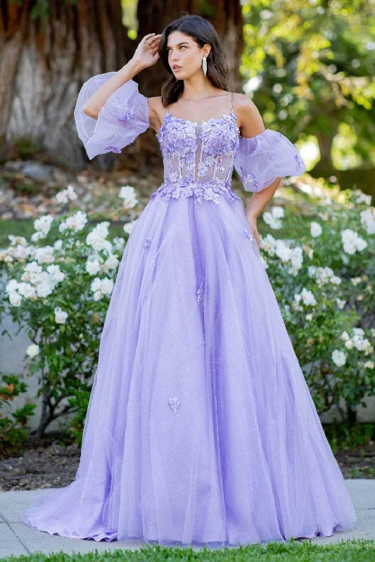 casual women's wear setsCinderella Couture 8130J - 3D Floral Corset Ballgown