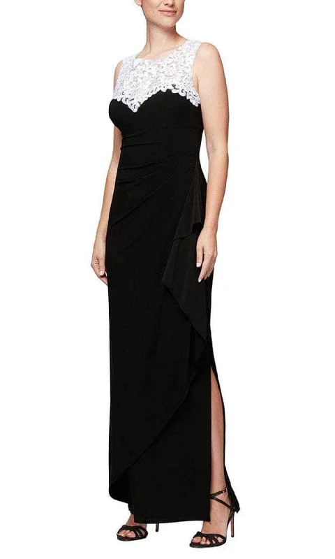 Tight-fitting dresses for womenAlex Evenings - 4351423 Sleeveless Ruched Long Dress
