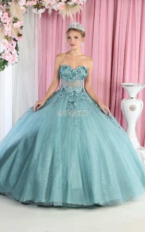 women's suit sets with pocketsMay Queen LK188 - Lace-Up Tie Corset Bodice Ballgown