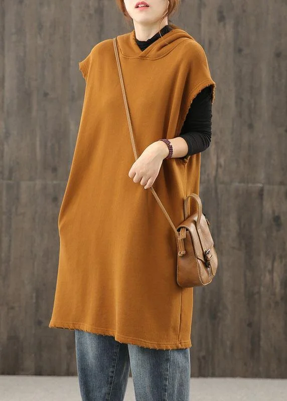 Spring women's topsStyle hooded pockets shirts pattern brown shirts