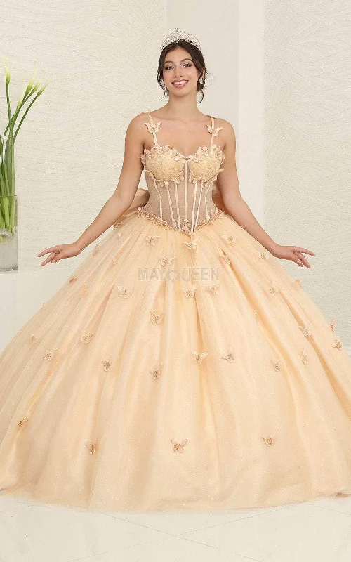 women's suit sets with Empire waistsMay Queen LK239 - Butterfly Corset Ballgown