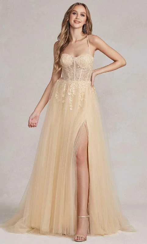 women's suit sets for winterNox Anabel J1089 - Sweetheart Corset Ballgown