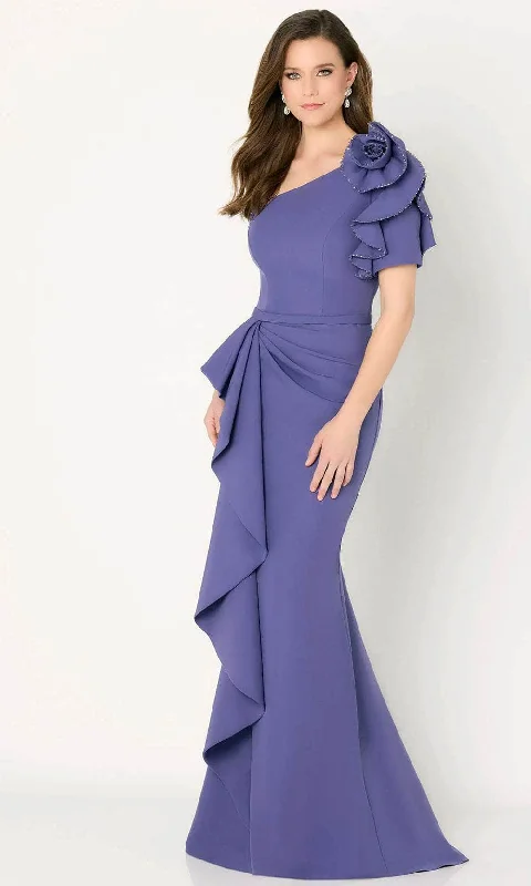 women's suit sets with skirtsCameron Blake CB781 - Rosette Detail Evening Dress