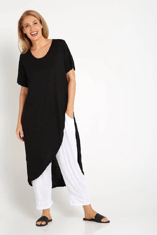 Scoop neck women's topsKoda Tunic Top - Black