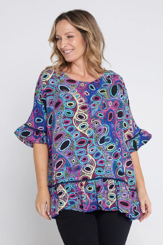 Wrap women's topsElectra Top - Dusk Dream