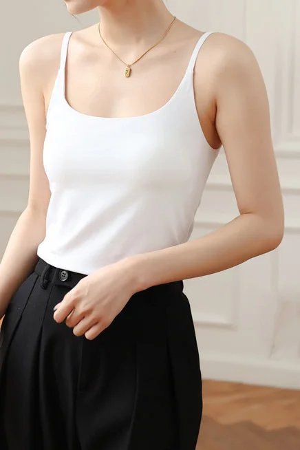 Workwear women's topsU-Neck Basic Vest - 4 Colors Available