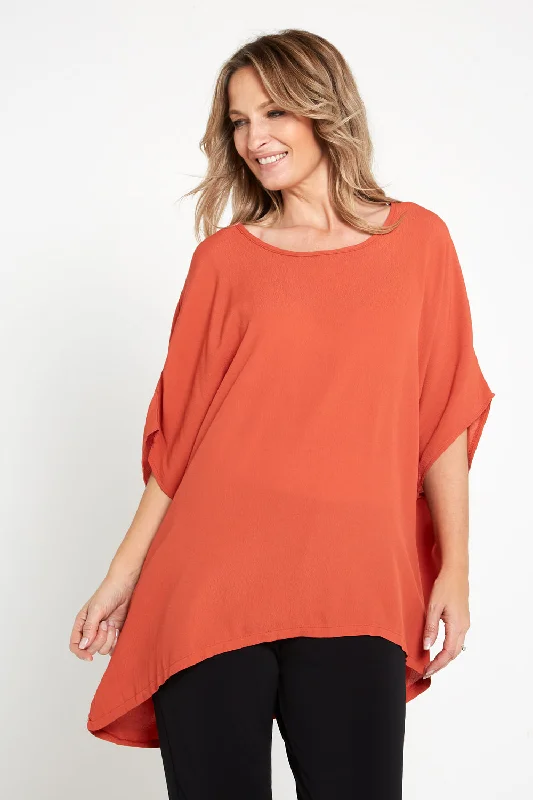 Transitional women's topsKuala Lumpur Top - Rust