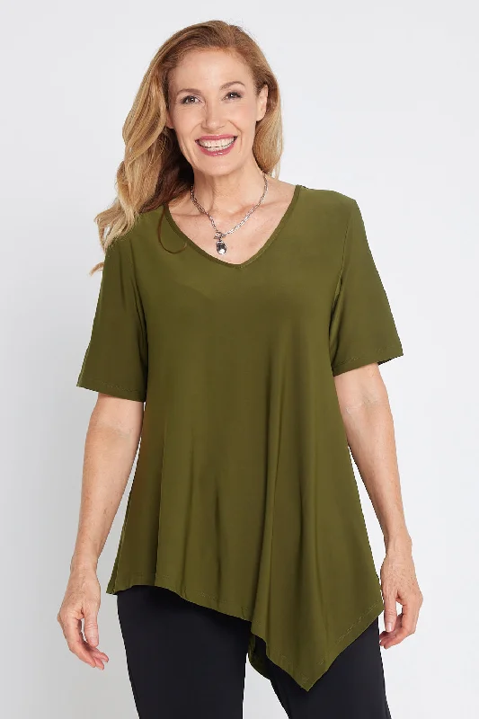 Lace women's topsAcacia Top - Khaki